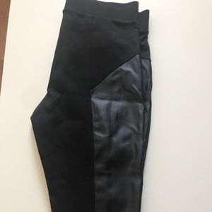 BCBGeneration Faux Leather Leggings NWT